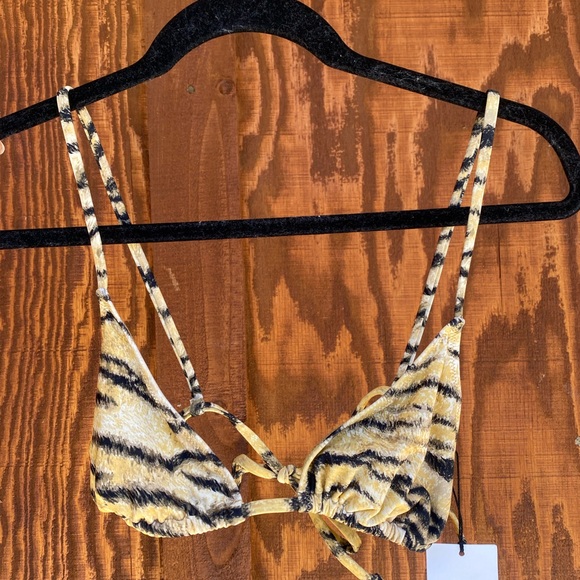 Tropic Of C Swim Nwt Tropic Of C Equator Top In Tigressa Tiger Print Bikini Top Poshmark
